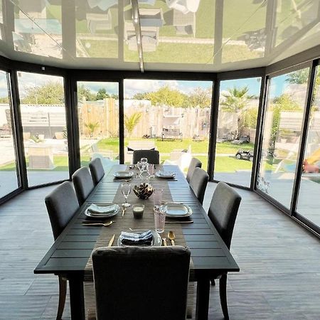 Villa Dali La Garde 260M2 Jacuzzi, Sauna, Piscine, Jardin 500M2, 5 Minutes De La Plage Luaran gambar