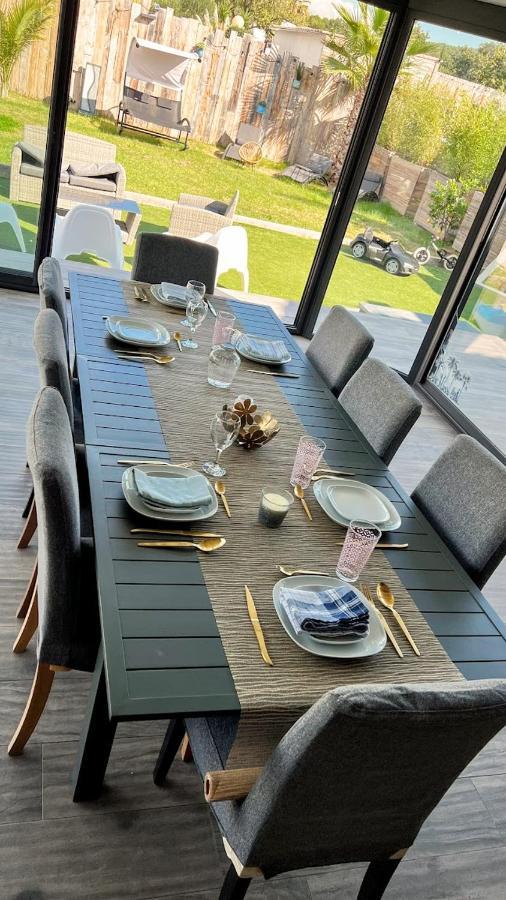 Villa Dali La Garde 260M2 Jacuzzi, Sauna, Piscine, Jardin 500M2, 5 Minutes De La Plage Luaran gambar
